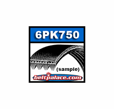 Single sided belt widths note: 6pk750 Serpentine Belt Replaces Gates K060295 Micro V Belt Jobber 295k6 Belt Dayco 5060295 Goodyear 4060295