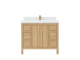 Bathroom Vanity Made From Teak Wood