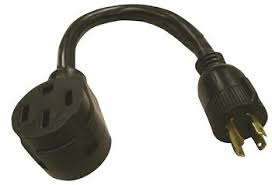 50 amp male to 30 amp female adapter. Power Cord Adapter Mighty Cord Tm For Connecting 30 Amp Generator To 50 Amp Rv Power 4 Prong To Two 50 Amp Female Rvpartscountry