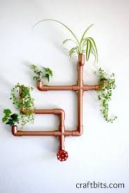 Diy Copper Pvc Wall Planter Pflanzenstander Kupferrohr Und Rohre