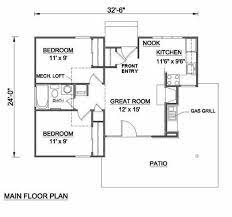 Cottage Style House Plan 2 Beds 1