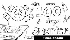 How to make the 100 days activities to celebrate the first 100 days of school. 100th Day Of School Supercoloring 0015 Free Print And Color Online