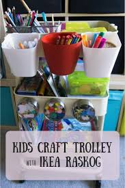 Raskog Craft Trolley Ikea Hack Scrapbook Blog Ikea Raskog Kids Crafts Organization Raskog
