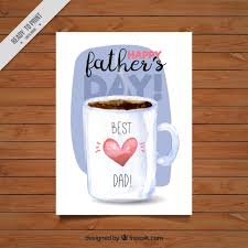 A simple vista se puede observar lo fácil que resulta elaborar esta tarjeta de manos, pero si quieres conocer el tutorial paso a paso, visita. Tarjeta Del Dia Del Padre Bonita Con Taza De Cafe Vector Gratis