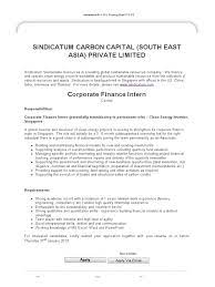 Your talents and education are valuable to us and transferable to many roles. Corporate Finance Intern Sindicatum Carbon Capital South East Asia Private Limited Internship Job Hunting