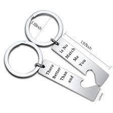 Add to your order to get free shipping* + more ways to ship free. Amazon Com Potiy Couples Gifts Couple Matching Keychain Set Boyfriend Girlfriend Gift There Is No Better Match Than Me And You Keyring Wedding Anniversary Birthday Gift There Is No Better Match Keychain Set