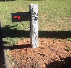 Upgrade the exterior of your home with a stylish new mail post. Mailbox Post Granite Mail Box Post Connecticut