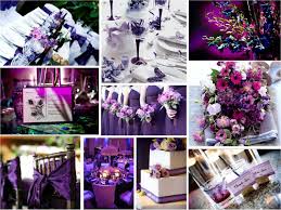 Black And Purple Wedding Theme This Is For All You Purple Lovers Out There So Glamorous I Tried To Post Links To Purple Wedding Decorations Purple Wedding Theme Wedding Color Schemes Blue