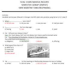 Maybe you would like to learn more about one of these? Soal Jawab Bahasa Inggris Smk Kelas 2 Smk Maritim Tanjung Pinang Soalujian Net