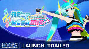 Hatsune Miku Project Diva Mega Mix Launch Trailer Youtube