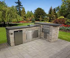 Modular outdoor kitchens (built in our shop and delivered) turn your patio into a outdoor kitchen and eating area without any construction or damage to your backyard. Outdoor Pre Built Kitchen Island Shop Online Now