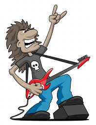 heavy metal rock guitarist cartoon vecto 1857144 png images pngio pngio com