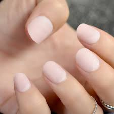 Matte Short Fake Nails Light Pink Round False Nail Kids Acrylic Diy Nail Art Manicure Product 24pcs False Nails Kids Rounded False Nailsshort Fake Nails Aliexpress Funny video deema and serene pretend play at the nail salon for an acrylic.