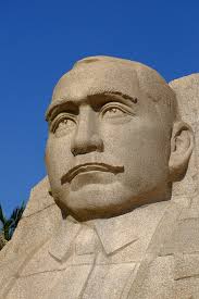 Stone Carving of Sun Yat-sen Editorial Stock Photo