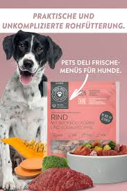 Praktische Und Unkomplizierte Rohfutterung Pets Deli Frische Menus Fur Hunde Tiernahrung Barf Menu Bon Appetit