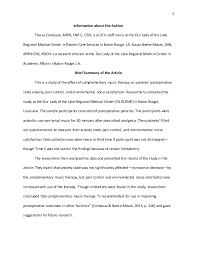 Below in this section, you'll find these elements' descriptions and useful tips on analyzing them in your paper. Nursing Research Article Critique Sample How To Critique An Article