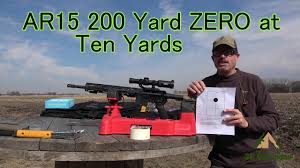 I used to use a 50 yard zero but found that the 100 yard zero gives me a better trajectory at the distances i'm most likely to be shooting. Ar15 200 Yard Zero At 10 Yards Youtube