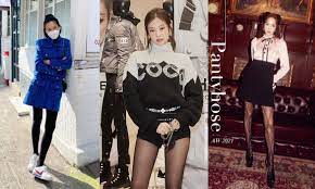 有點性感有點性格，Jennie 跟幾位時髦韓國女星，今年冬天都愛上「黑絲襪」了- The Femin
