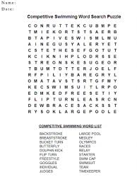 There are 60 deserts hidden within this tough word search puzzle. Wordsearch Puzzles Swimming