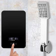 Check spelling or type a new query. Tankless Water Heater 220v 6500w Portable Digital Tankless Instant Electric Hot Water Heater Shower System For Home Bathroom Shower Usa Stock Black Amazon Com