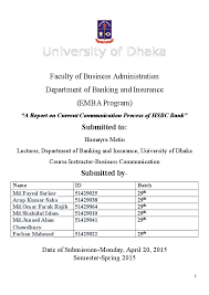 Learn more about our services today. Doc A Report On Current Communication Process Of Hsbc Bank Arup Saha Academia Edu