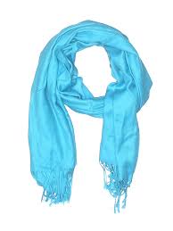 Details About Rachel Rose Women Blue Scarf One Size