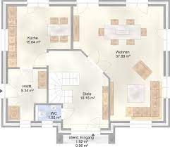 Bungalow t2 80 qm kfw55. Landhaus Bauen 150 Qm Grundriss Blohm Gmbh