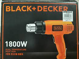 Black Decker Heat Gun Dual Temperature 1800w From Ace Hardware Furniture Home Living Cleaning Homecare Supplies Cleaning Tools Supplies On Carousell