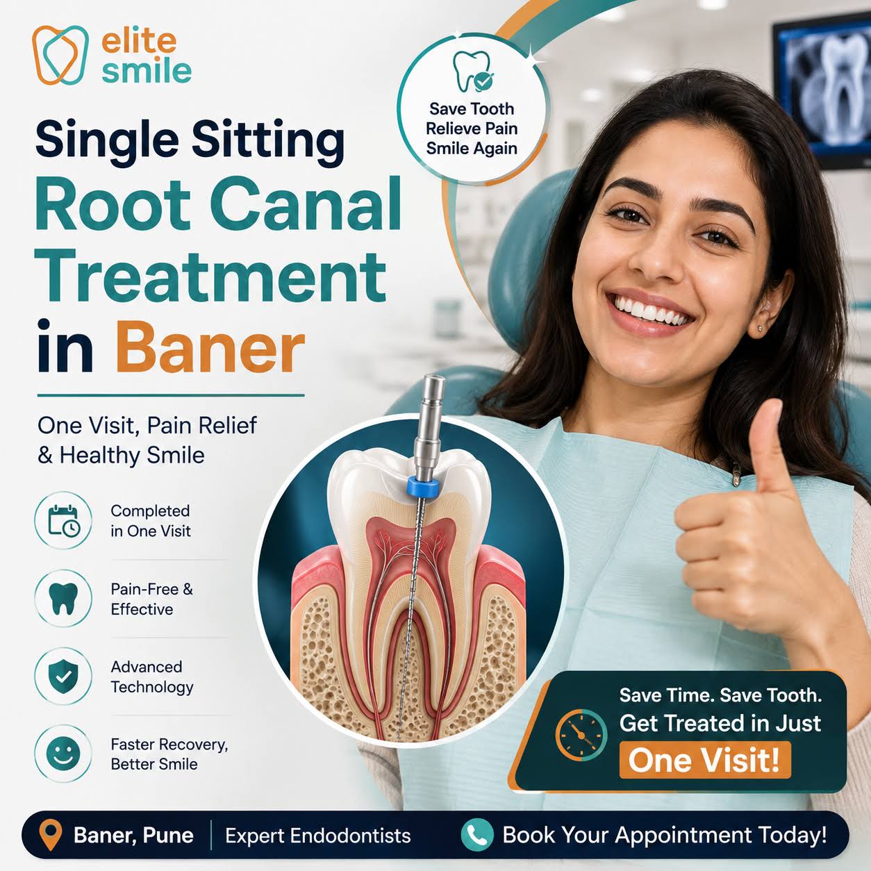 Single Sitting Root Canal Treatment in Baner, Pune product image