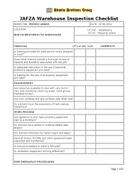 Template sample > templates > warehouse safety inspection checklist template. Jafza Warehouse Inspection Checklists Forklift Warehouse