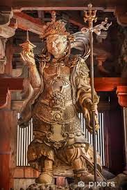Vaiśravaṇa (sanskrit) or vessavaṇa, is one of the four heavenly kings, and is considered an important figure in buddhism. Fototapete Bishamonten Gott Des Vermogens Am Todaiji Tempel In Nara Pixers Wir Leben Um Zu Verandern
