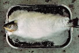 Salt Baked Salmon Recipe Recipe Roast Fish Baked Salmon Salt Fish Recipe