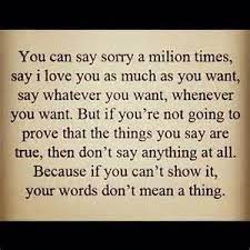Sorry Say Sorry Love Quote Quotes Words Sayings