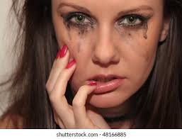 Woman Crying Mascara Images Stock Photos Vectors Shutterstock