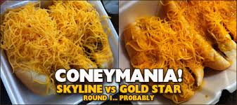 I cooked jumbo shells, ground sirloin with a can of skyline chili a copycat of skyline chili, true cincinnati chili, except it's less greasy! The Great Cincinnati Chili Tour Coneymania Skyline Vs Gold Star
