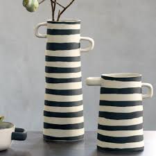Vase Rayu Gestreift Asa H 28 17 Cm