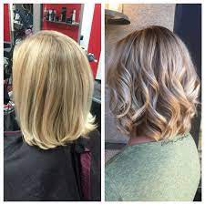 Before After Blonde Highlight Lowlight For Fall By Amy Ziegler Askforamy Versatilestrands Hair Hair Styles Hairdo