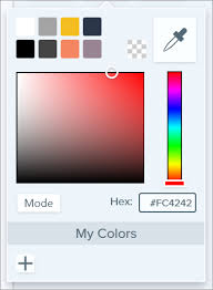 use a color picker to select an exact color from an image