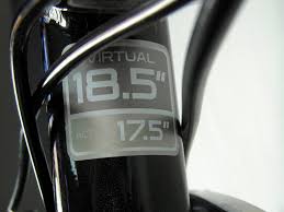 trek frame size actual virtual wth bike forums