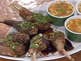 Seared Petite Lamb Chops With Rosemary Balsamic Reduction Recipe Balsamic Reduction Recipe Balsamic Reduction Food Network Recipes
