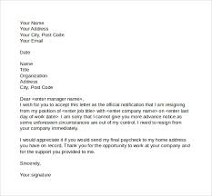 Navigating these transitions can be difficult and uncomfortable, and counteroffers can often cloud an employee's resolve, making the move that much harder. Free 11 Resignation Letters No Notice Templates In Pdf Ms Word Google Docs Pages