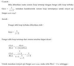Simak yah ringkasan materi dan 48 contoh soal listrik dinamis. Teknik Kendali Tanggapan Tanggapan Sistem Chamber Of Madness