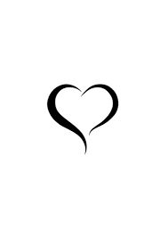 Heart Open Heart Outline Logo Laptop Cup Decal Svg Digital Etsy In 2020 Heart Outline Heart Tattoo Open Heart Tattoo