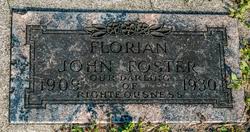 Florian John “John” Foster (1909-1930)