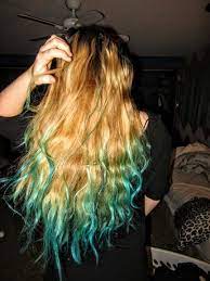 Blue Raspberry Kool Aid Dip Died Hair Super Fun Cute Kool Aid Hair Kool Aid Blue Raspberry