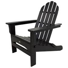 Trex Outdoor Furniture Cape Cod Charcoal Black Folding Plastic Adirondack Chair Txa53cb The Home Depot Folding Adirondack Chairs Wood Adirondack Chairs Adirondack Chairs Patio