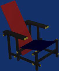 Shopping & retail in howick, quebec. La Chaise Rouge Et Bleue De Rietveld
