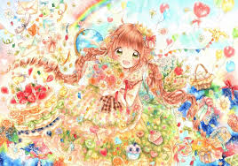 birth of joy カワイイアート イラスト アニメの女の子