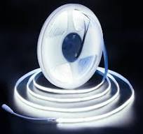 Amazon.com: ALITOVE Tira de luz LED COB de 24 V, color blanco, 32.8 pies,  6500 K, tira de luces LED cortables súper brillante, 480 leds/M CRI90+, ...