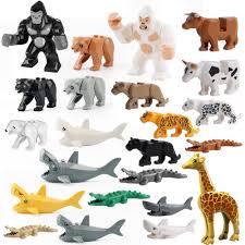 Cheap Blocks Buy Directly From China Suppliers Single Sale Animal Series Shark Tiger Black Pather Giraffe Bear Gorilla Building B Lego Animals Giraffe Animals